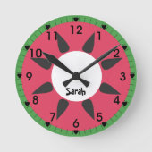 Watermeloen Ronde Klok (Voorkant)