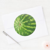 Watermeloen Ronde Sticker (Envelop)