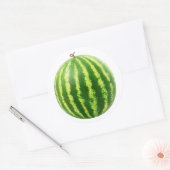 Watermeloen Ronde Sticker (Envelop)