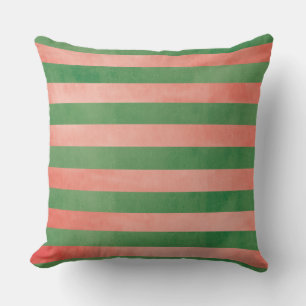 Watermeloen Roze en Groene Stripe Pijler buitenshu Buitenkussen
