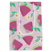 Watermeloen Roze Medium Cadeauzakje (Achterkant)