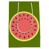 Watermeloen Roze Medium Cadeauzakje (Achterkant)