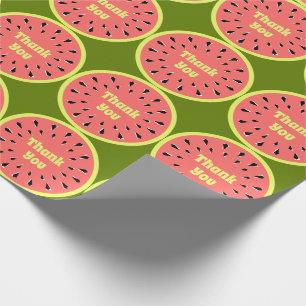 Watermeloen Roze Multi Hartelijk dank Cadeaupapier
