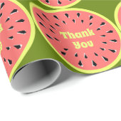 Watermeloen Roze Multi Hartelijk dank Cadeaupapier (Rol Hoek)