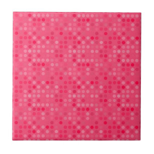 watermeloen roze stippen tegeltje