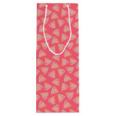 Watermeloen Roze Wijn Cadeautas (Achterkant)