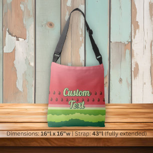 Watermeloen Rugzak met Kruisriem Crossbody Tas