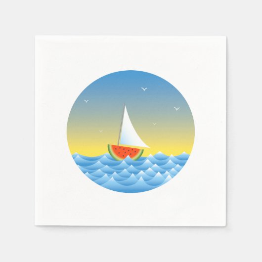 Watermeloen Servet (Voorkant)