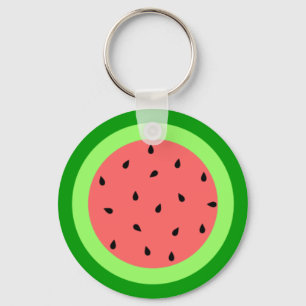Watermeloen Sleutelhanger