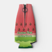 Watermeloen slice achtergrond flesjeskoeler (Achterkant)