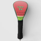 Watermeloen Slice Achtergrond Golfheadcover (Voorkant)