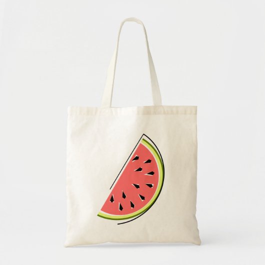 Watermeloen Slice-canvas tas (Voorkant)