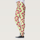 Watermeloen Slice Fruity Summer Picnic Design Leggings (Links)
