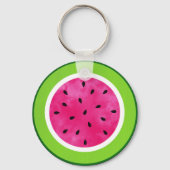 Watermeloen Slice-Sleutelhanger Sleutelhanger (Achterkant)