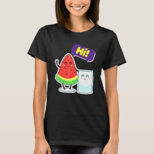 Watermeloen Slice Sugar Gezegde Hi Summer T-shirt