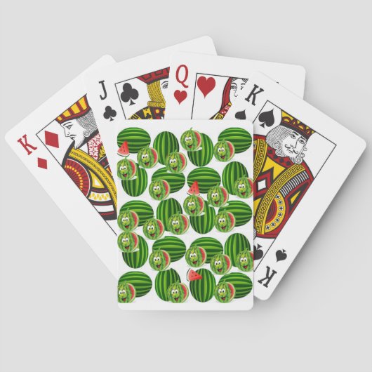 Watermeloen Speelkaarten Deck (Achterkant)