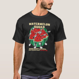 Watermeloen squad u2013 Grappige meloen zomerfruit T-shirt