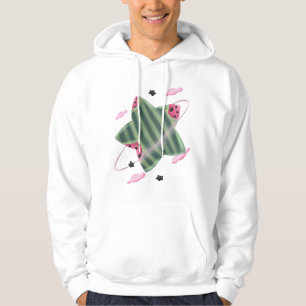 Watermeloen Ster Planeet Hoodie