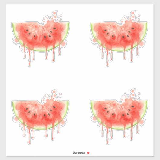 Watermeloen Sticker (Vel)