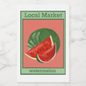 Watermeloen sticker (Enkel label)