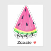 Watermeloen Sticker Naam Sticker (Vel)