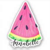 Watermeloen Sticker Naam Sticker (Voorkant)