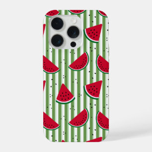 Watermeloen Streep Naadloos Patroon iPhone 15 Pro Hoesje