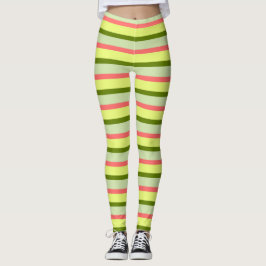 Watermeloen Stripe Classic leggings horizontaal