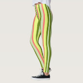 Watermeloen Stripe Classic leggings verticaal (Links)