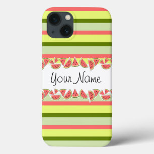 Watermeloen Stripe Classic Name iPad Mini hoesje
