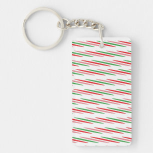 Watermeloen Summer Stripes Pattern-56204 Sleutelhanger