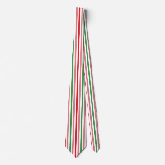 Watermeloen Summer Stripes Pattern-56206 Stropdas (Voorkant)