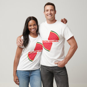 Watermeloen T-Shirt Bangaranga Tekst