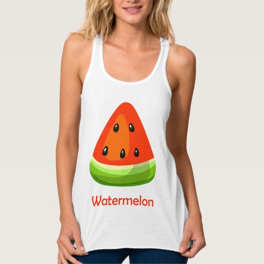 Watermeloen Tanktop (Voorkant)