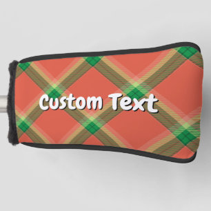 Watermeloen Tartan Golf Head Hoesje Golfheadcover