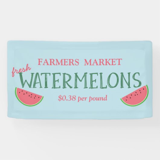 Watermeloen te koop Adverteren Business Banner (Horizontaal)