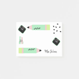 Watermeloen Thema Terug naar School Leraren Naam Post-it® Notes