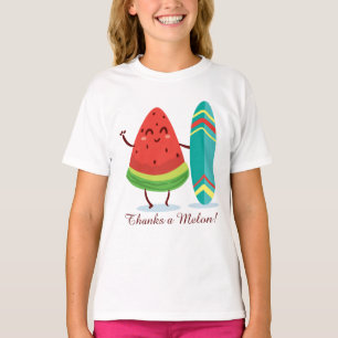 Watermeloen Tropische zomervakantie T-shirt