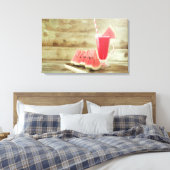Watermeloen Verfrissing Wall Art Canvas Afdruk (Insitu (Slaapkamer))