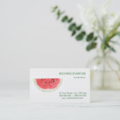Watermeloen Visitekaartje (Staand voorkant)