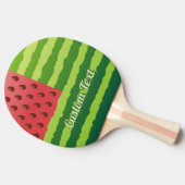 Watermeloen Vlag Ping Pong Paddle Tafeltennisbatje (Zijkant)