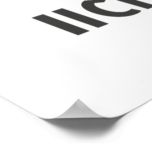 Watermeloen Vorm Thais Script Word Art Poster (Hoek)