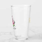 Watermeloen Watermeloen Kat Grappig Glas Cup (Links)