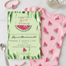 Watermeloen Zoete Meisje Zomer Baby Shower 