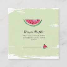 Watermeloen Zoete Meisje Zomer Luier Raffle