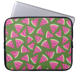 Watermeloen zomer fruit patroon laptop sleeve