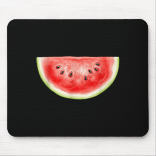 Watermeloen Zomer Waterverf Fruit Schijf Sapig Muismat