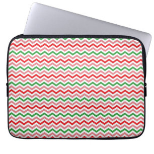 Watermeloen Zomer Zigzag Digitaal papier Laptop Sleeve