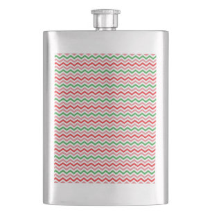 Watermeloen Zomer Zigzag Stripes Patroon-56209 Flacon