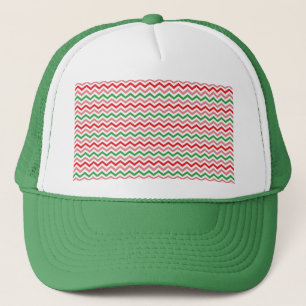 Watermeloen Zomer Zigzag Stripes Patroon-56209 Trucker Pet